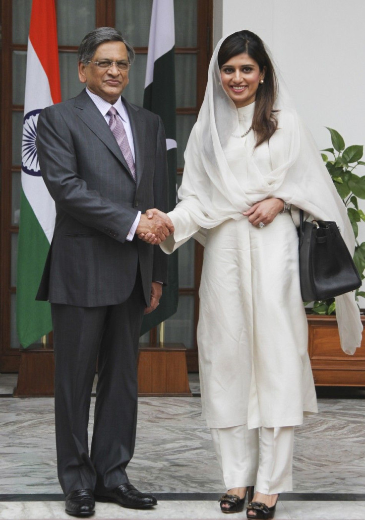 Hina Rabbani Khar and S. M. Krishna