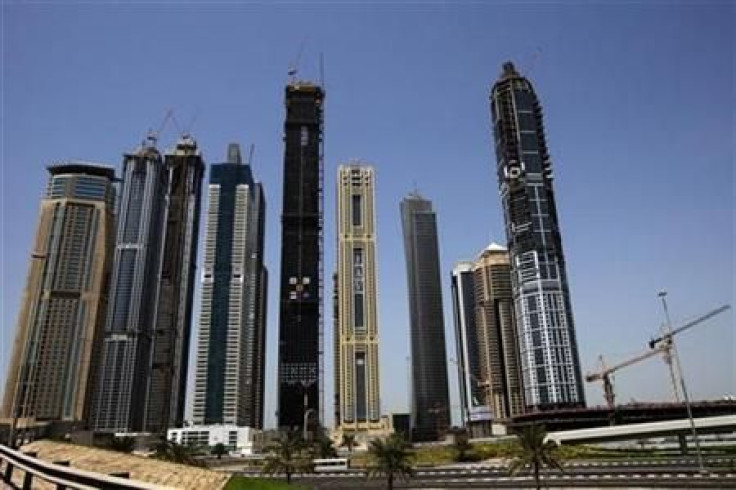 Skyscrapers are seen along the Sheikh Zayed highway in Dubai