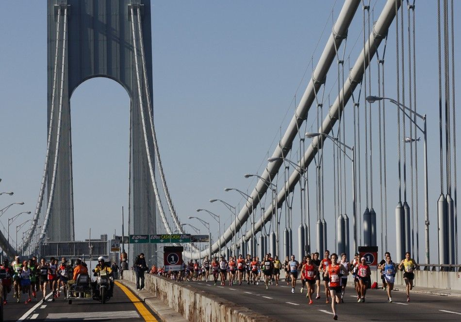 NY 2011 Marathon Verrazano Bridge