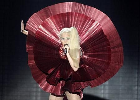 Lady Gaga steals show at MTV Europe Awards...again