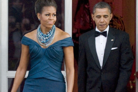Michelle Obama looked radiant at the White House state dinner