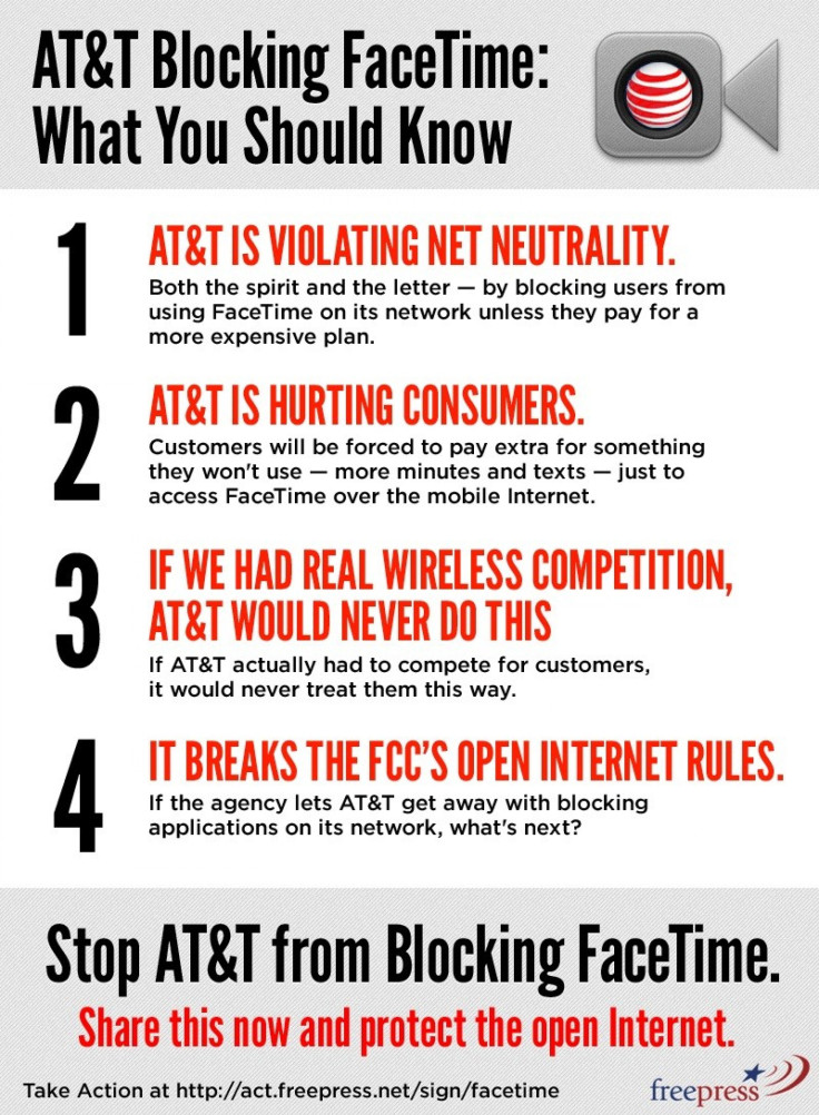Outcry Against AT&T&#039;s FaceTime Plans