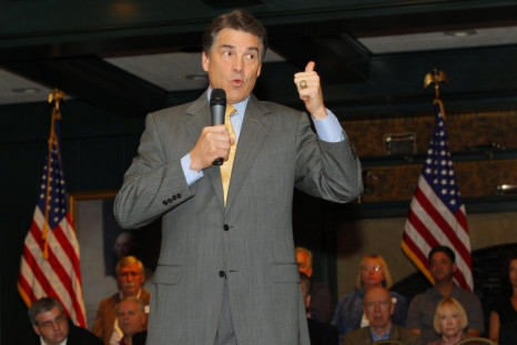 Republican presidential candidate Texas Gov. Rick Perry 
