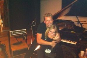 Avril Lavigne and fiance Chad Kroeger