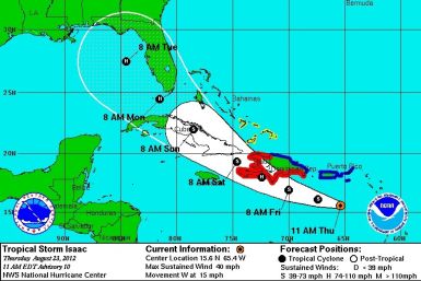 Tropical Storm Isaac