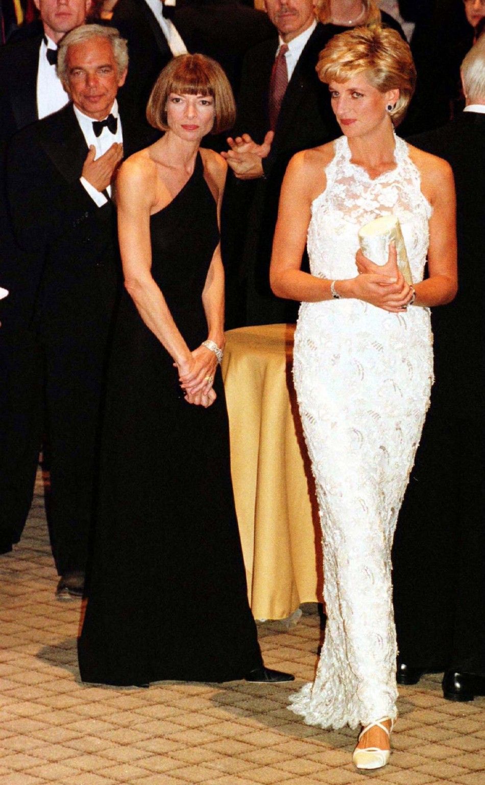 Princess Diana, Anna Wintour and Ralph Lauren 1996