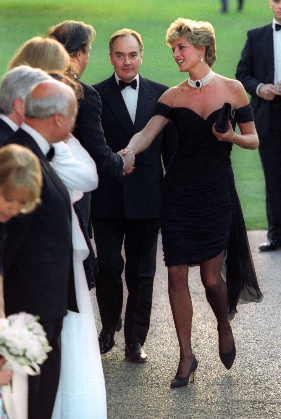 Princess Diana in Black