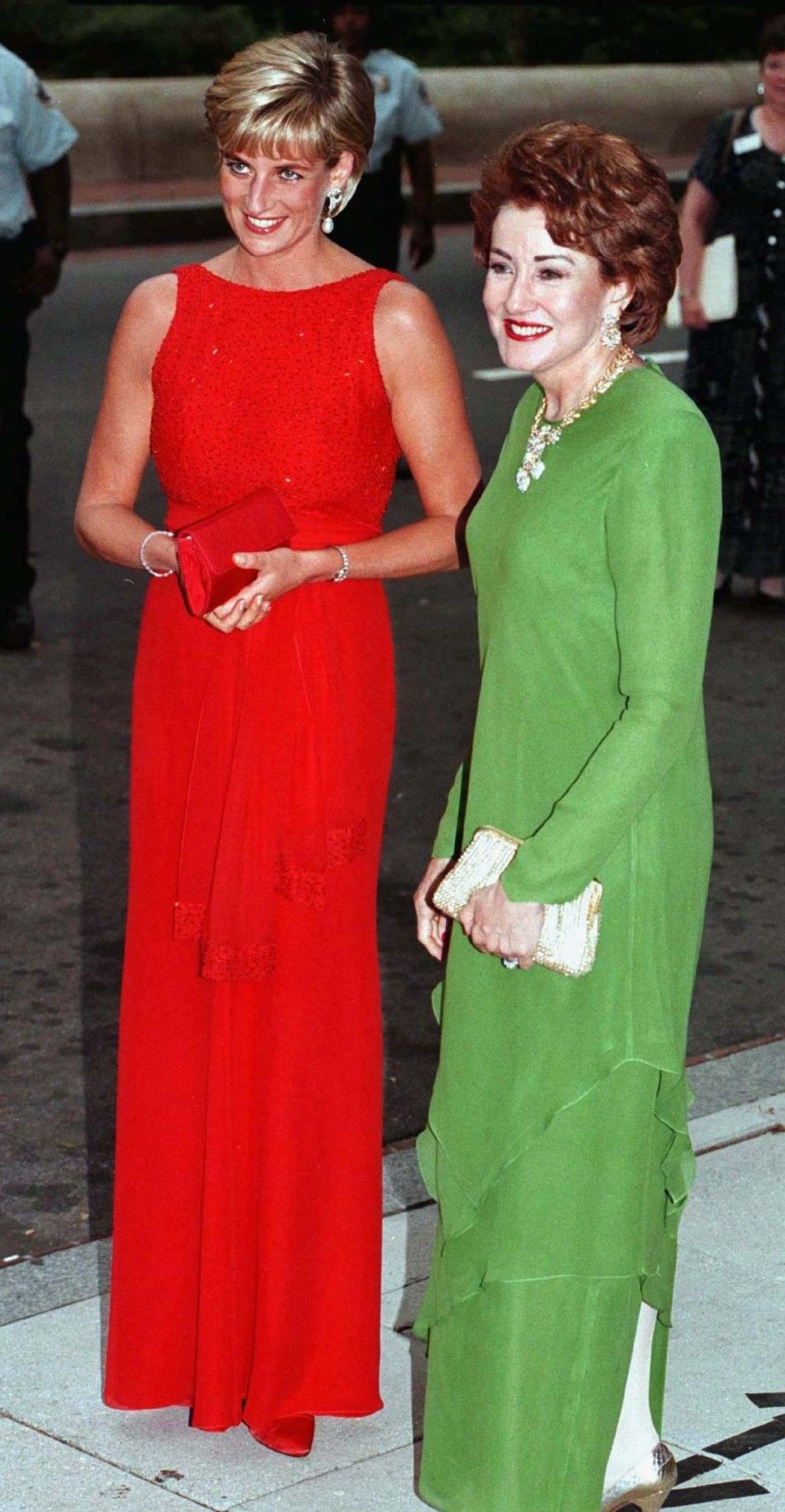 Princess Diana in Red