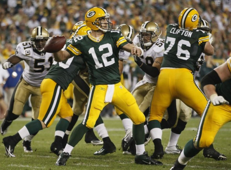 Aaron Rodgers won the MVP in 2011 after throwing 45 touchdowns and just six interceptions.