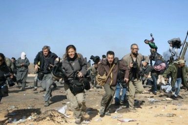libya reporters running