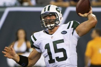 Tim Tebow completed six of his eight pass attempts in 2012.