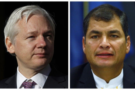 Julian Assange and Rafael Correa