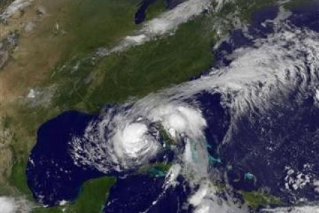 Tropical Storm Isaac is seen in the Gulf of Mexico in this NOAA handout satellite (Reuters)