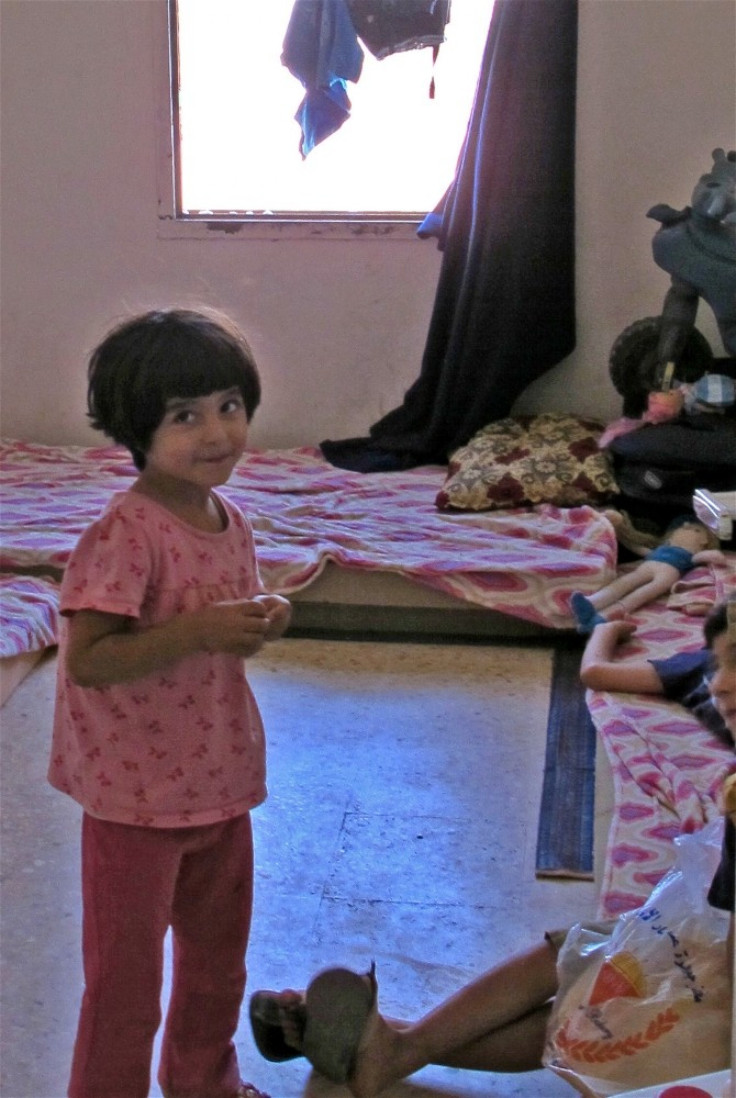 Refugee in Jordanian camp