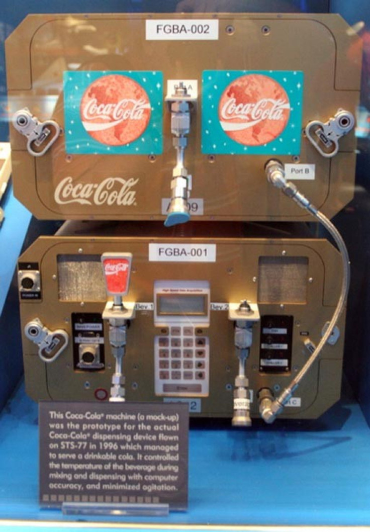 NASA's Coca-Cola Dispenser