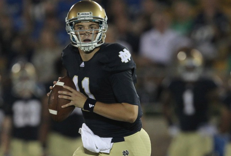 Tommy Rees won&#039;t play for Notre Dame against Navy.