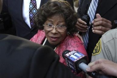 Michael Jackson&#039;s mother Katherine Jackson speaks to media as she leaves the courthouse following a guilty verdict in the Dr. Conrad Murray trial in Los Angeles