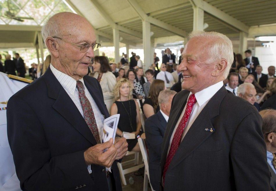 Neil Armstrong Aldrin, Collins And Other Space Heroes Join His Relatives In Memorial Service PHOTOS