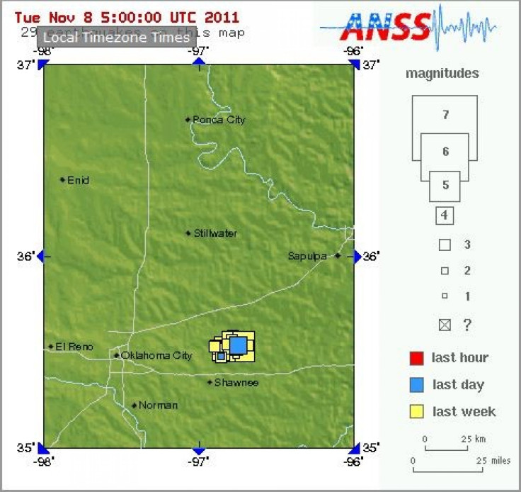 4.7 Magnitude Earthquake Again Hit Oklahoma on Monday