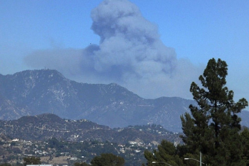 Labor Day Weekend Visitors Evacuated From Angeles National Forest Following Wildfire (PHOTOS)