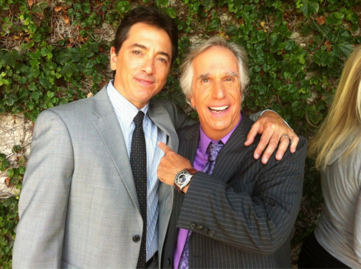 Henry Winkler and Scott Baio