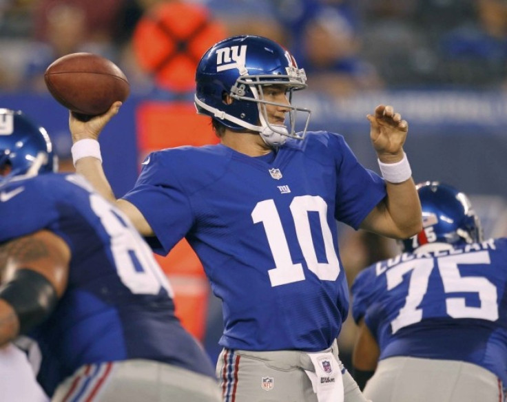 The Giants are 3.5-point favorites against the Cowboys in Week 1.