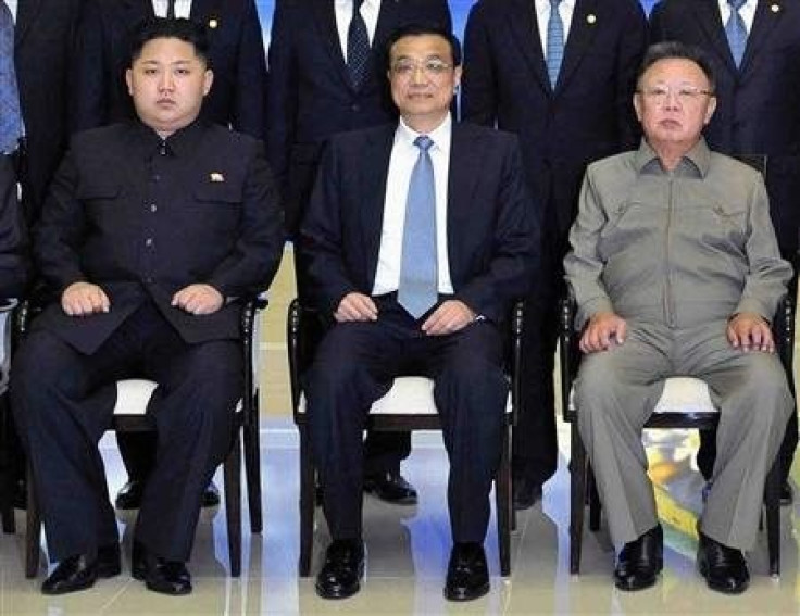 Kim Jong Un with Chinese Leader