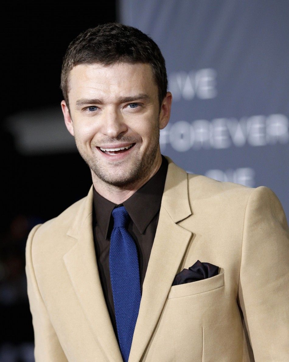 Cast member Timberlake poses at the premiere of quotIn Timequot at the Regency Village Theatre in Westwood