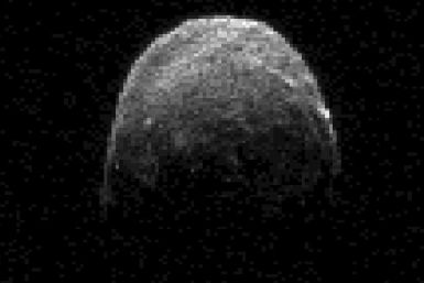 Photo of the asteroid 2005 YU55