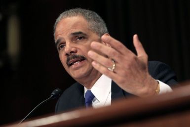U.S. Attorney General Eric Holder testifies during a hearing on the &quot;Oversight of the Justice Department&quot; held by the Senate Judiciary Committee on Capitol Hill