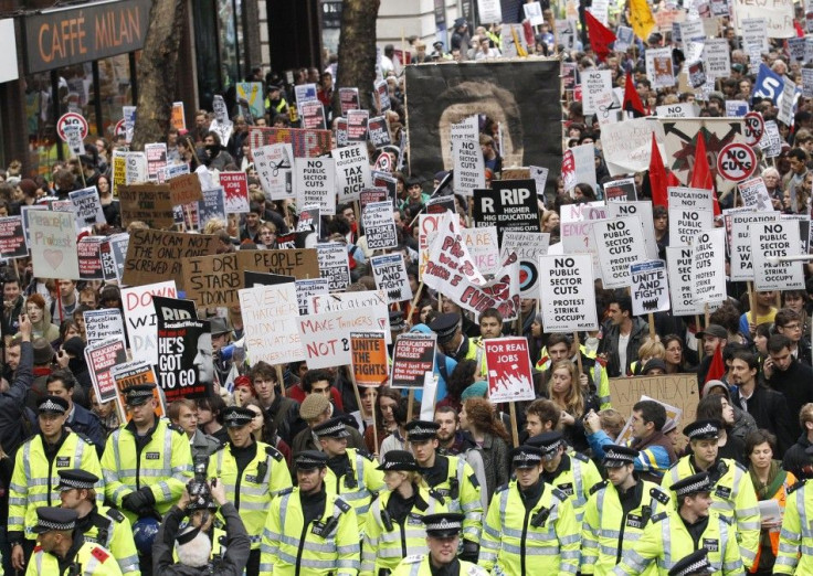 London protests