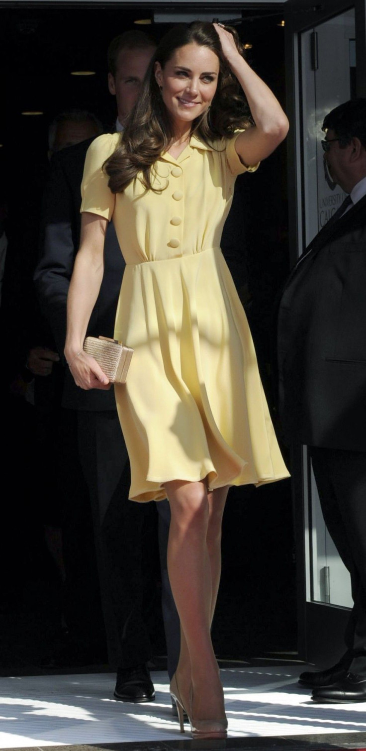 Kate Middleton Wears Jenny Packham