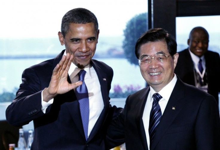 Presidents Obama and Hu