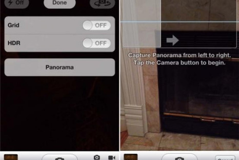 Secret panoramic camera mode on iPhone iOS 5