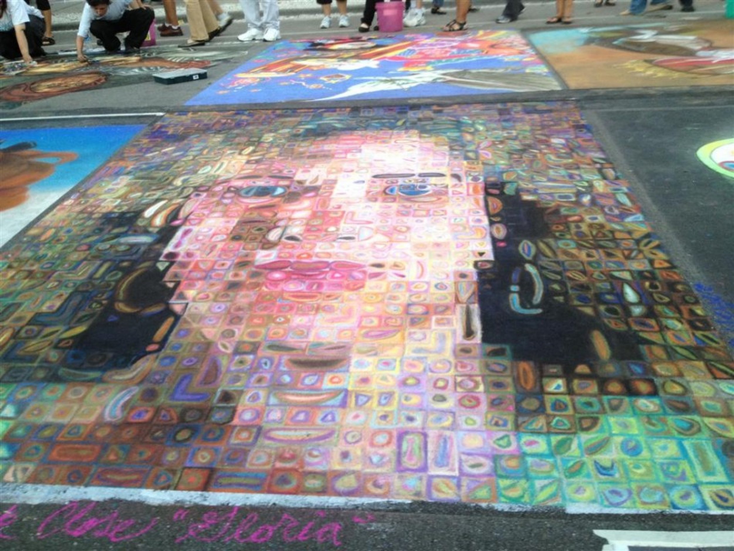 Chalk Mosaic