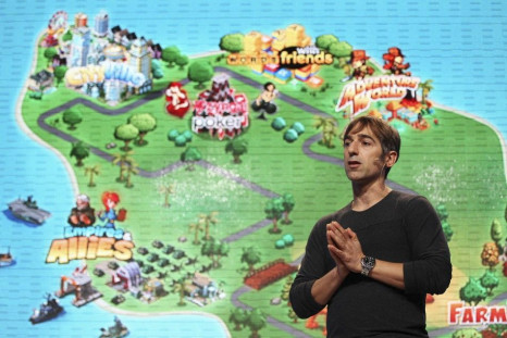 Zynga CEO Mark Pincus speaks at the Zynga Unleashed event in San Francisco