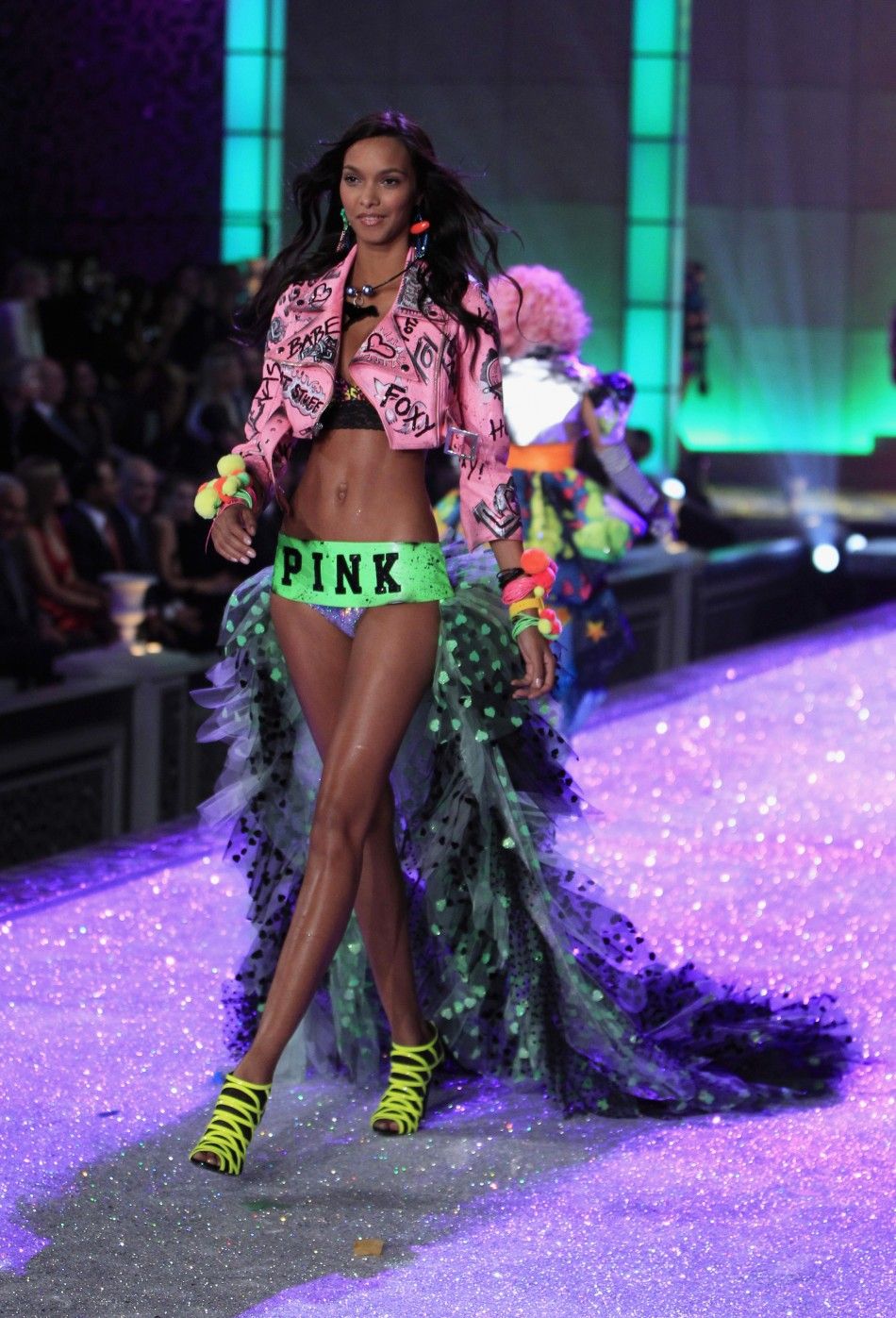  A Victorias Secret model presents a creation during the Victorias Secret Fashion Show in New York