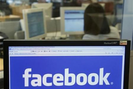 The Facebook logo is displayed on a computer screen in Brussels April 21, 2010.