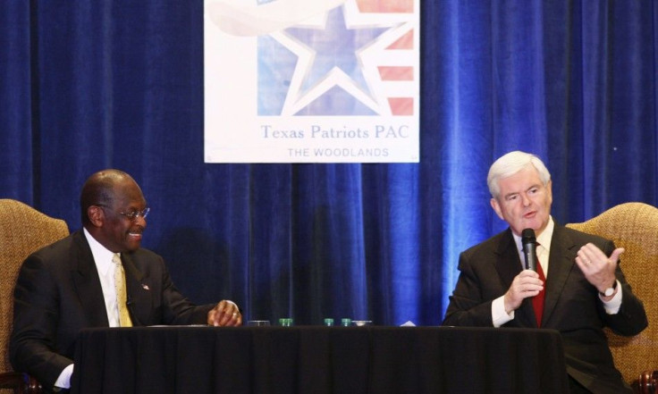 Herman Cain and Newt Gingrich