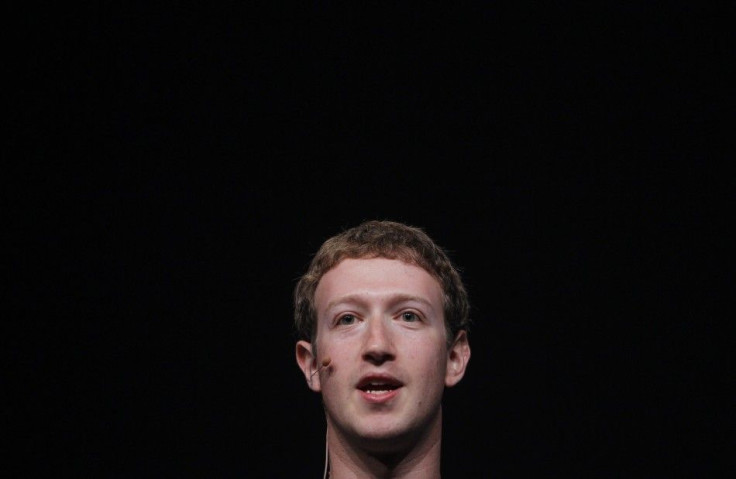 Facebook CEO Mark Zuckerberg delivers his keynote address at the Facebook f8 Developers Conference in San Francisco