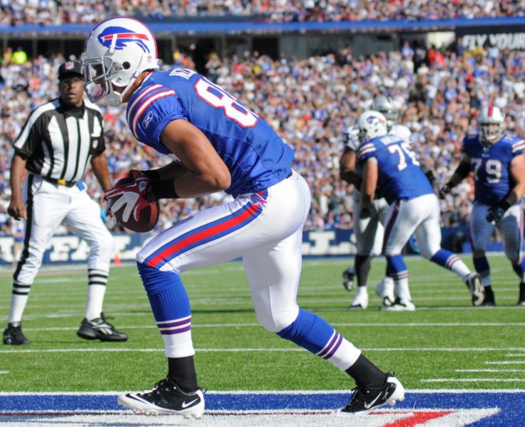 Buffalo Bills wide receiver David Nelson said that if he scores a touchdown for the Bills, he will definitely be doing something to celebrate, and it will involve his longtime girlfriend, who is ironically a Cowboys cheerleader, Kelsi Reich.
