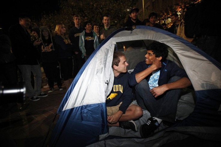 Occupy Cal demonstrators rally in Berkeley