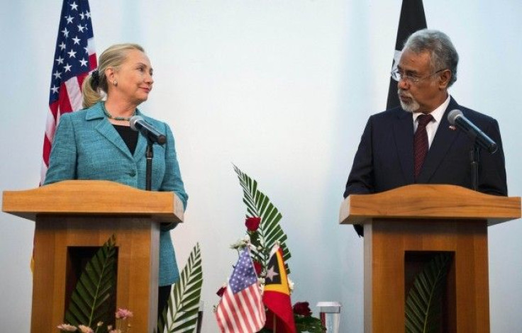 Hillary Clinton and Xanana Gusmao