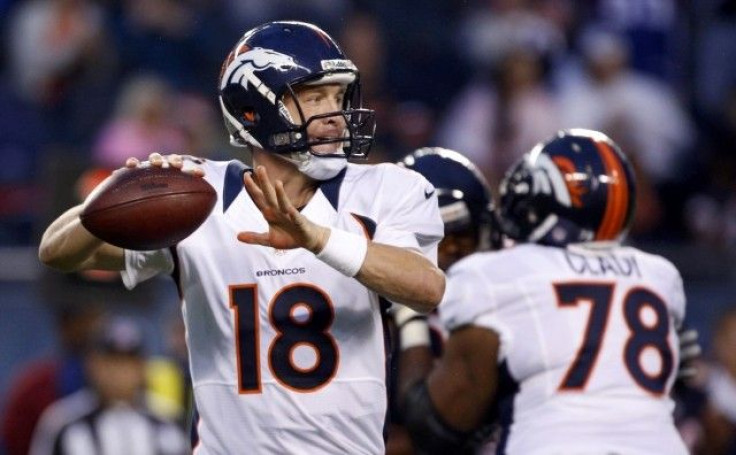 Peyton Manning and the Broncos face the Patriots in Week 5.