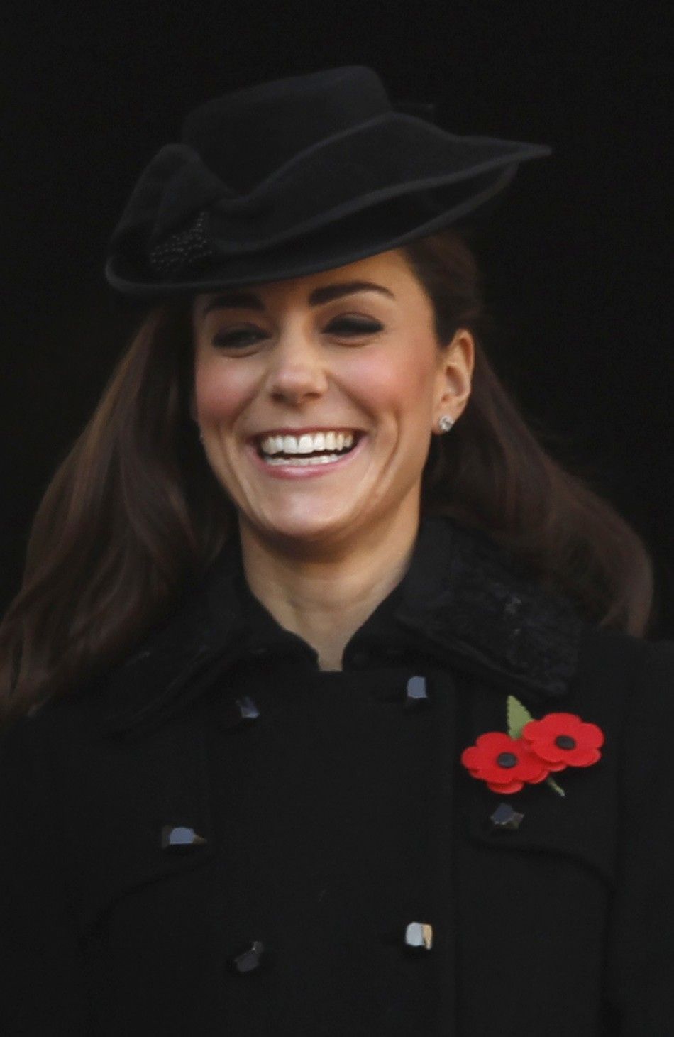 Kate Middleton Dons All Black for Remembrance Day Ceremony [PHOTOS]
