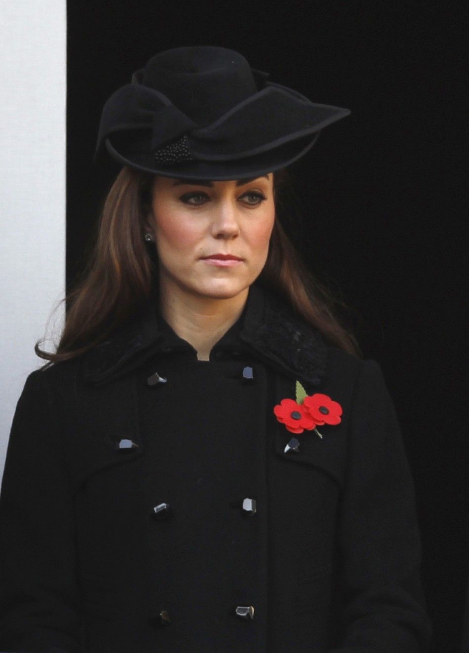 Catherine, Duchess of Cambridge attends the annual Remembrance Sunday ceremony at the Cenotaph in London November 13, 2011. 
