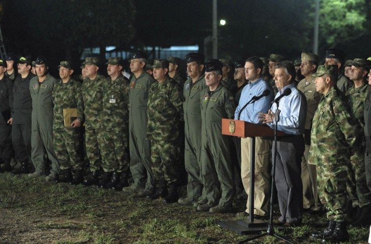 Santos With Military