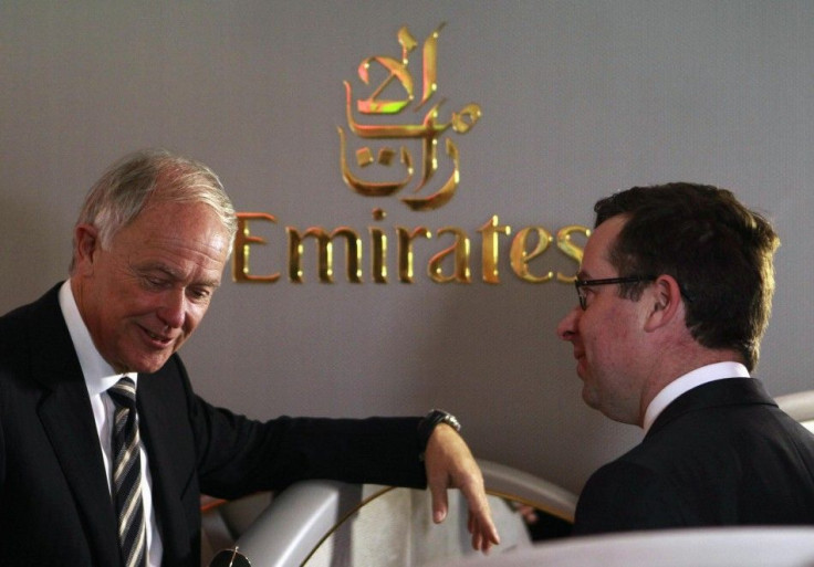 Qantas CEO Alan Joyce, Emirates President Tim Clark