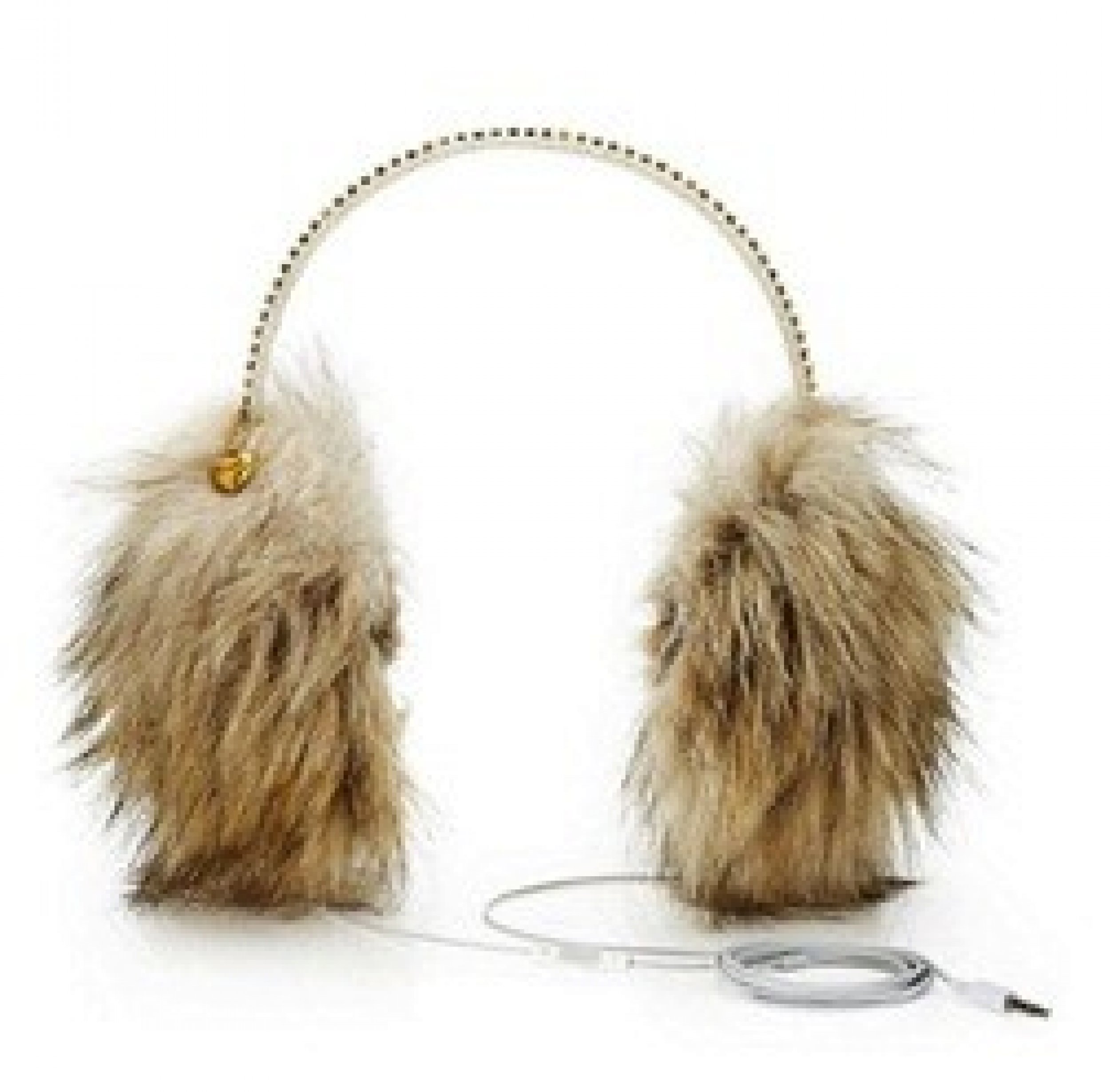Juicy Couture Faux Fur Ear Muff Headphones