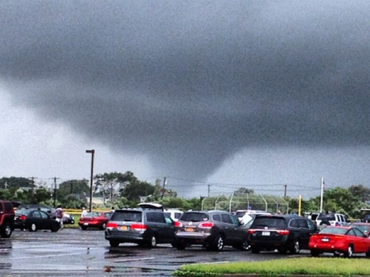 A tornado touches down in Queens